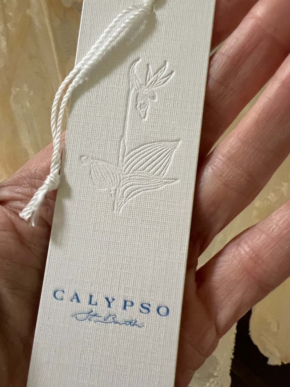 NWT Calypso St. Barth Sheer Pom-Pom Peasant Top - Pale Pink - Picture 4 of 9